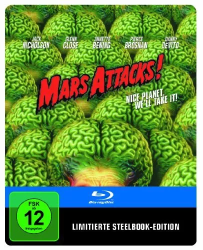 Mars Attacks! Steelbook [Blu-ray] [Limited Edition] gebraucht