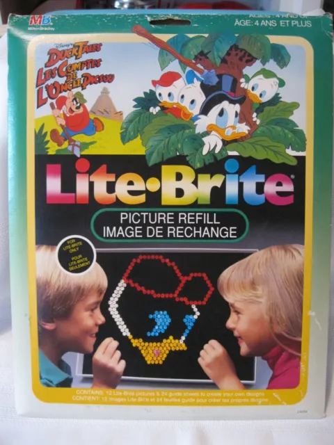 Lite Brite - 1967 - 50+ Unpunched Sheets - 200+ Pegs - Working - Very