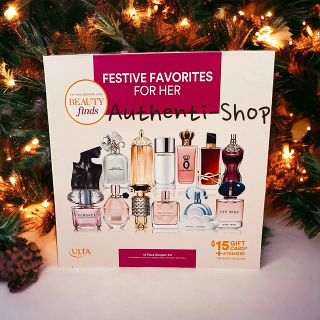 ULTA WOMENS PERFUME Scents 13Pc Sampler Gift Set 15 CPN Atomizer
