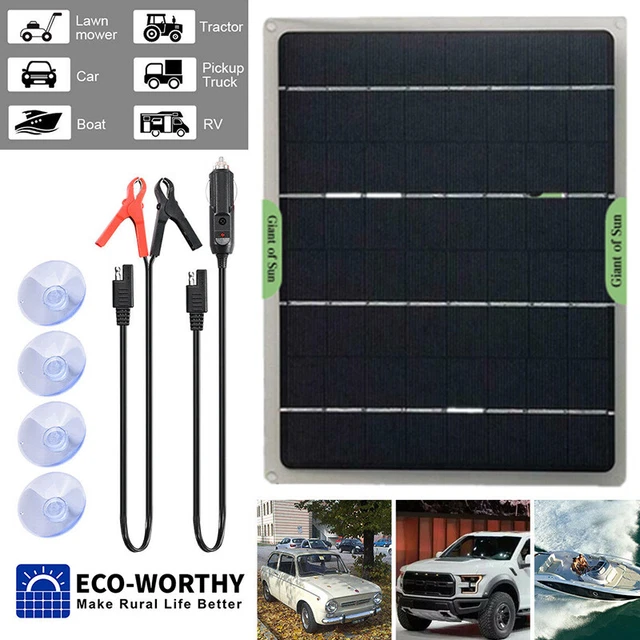 Chargeur de batterie de ruissellement du panneau solaire 12V portatif 10W