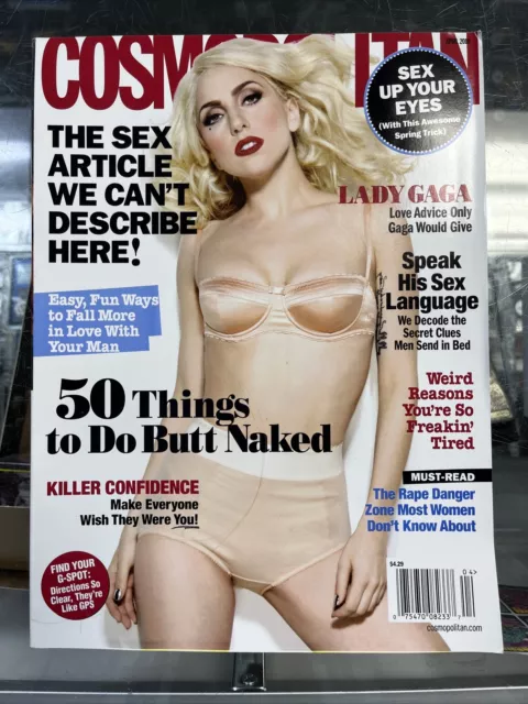 2010 April Cosmopolitan Magazine - Lady Gaga - Front Cover - Pb 2104