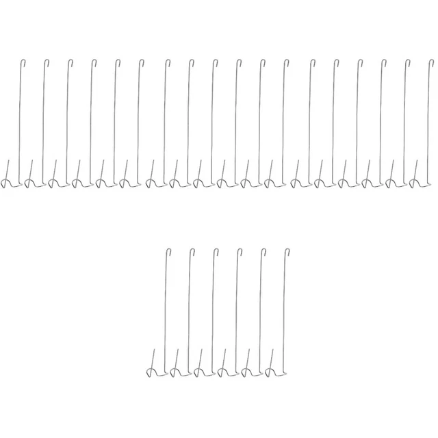 24 Pcs Air Plant Planters Pot Wall Holder Pineapple Hook Stainless Steel