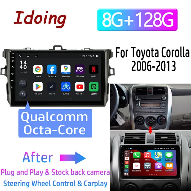 FOR TOYOTA COROLLA 20092013 Wireless Apple Carplay Android Car Stereo