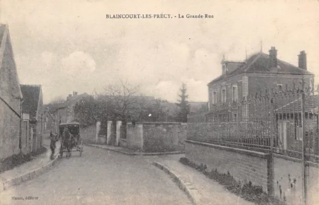 Cpa 60 Blaincourt Les Precy / La Grande Rue