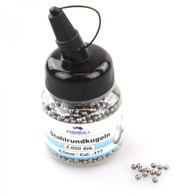 Fritz-Cell Stahlkugeln 4,5mm - 5x1500 Stück Für Luftpistolen