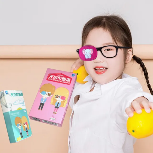 6Pcs/box Kids Children Occlusion Medical Lazy Eye Patch Eyeshade Amblyopia C-wf