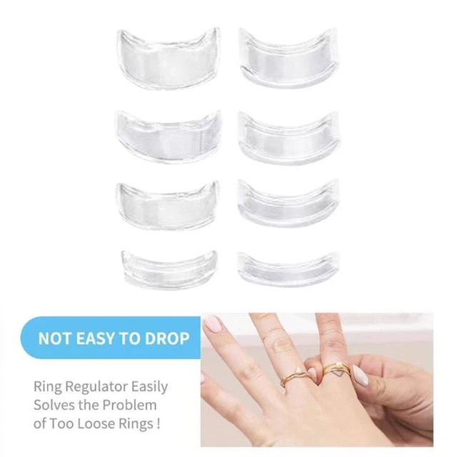 8x Ringgrößenversteller für lose Ringe, verschiedene Größen,