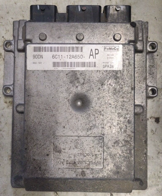 CALCULATEUR MOTEUR DCU-101 Ford Transit 6C11-12A650-Ap 9Ddn Dcu101 EUR ...