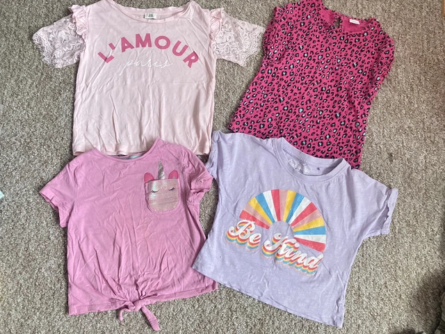 girls tops bundle 5-6 years