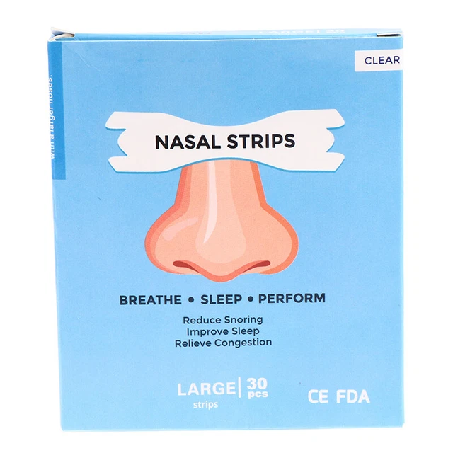 30Pcs Stop Snoring Patch Nasal Strips Better Breath Anti-snoring Sleep Aid ba