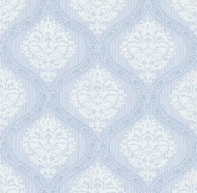 Dolls House Wallpaper 1/12th 1/24th scale Blue Quality Paper #06