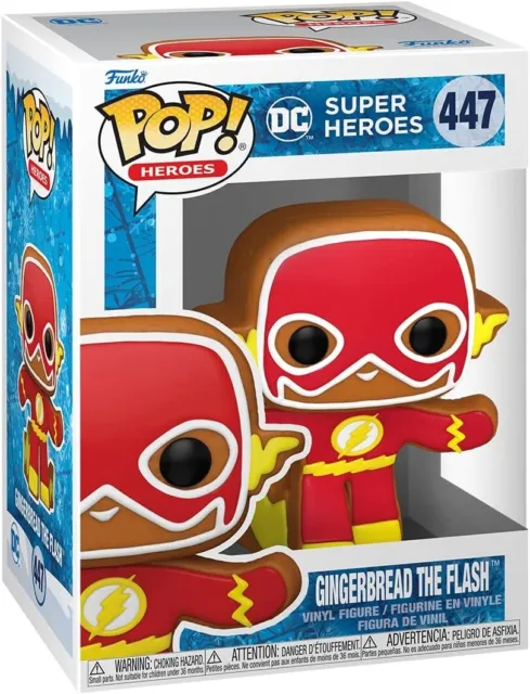 Funko - POP Heroes: DC Holiday - Gingerbread The Flash Brand New In Box