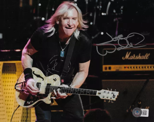 JOE WALSH Signed Autographed 8x10 Photo Beckett BAS COA Eagles James Gang