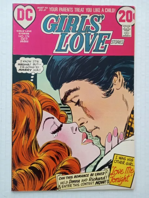 DC Girls' Love Stories #174 Bronze Age 1972 Romance Comic Book