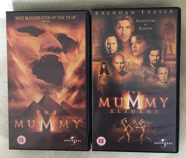 THE MUMMY & The Mummy Returns VHS Videos Brendan Fraser Rachel Weisz ...