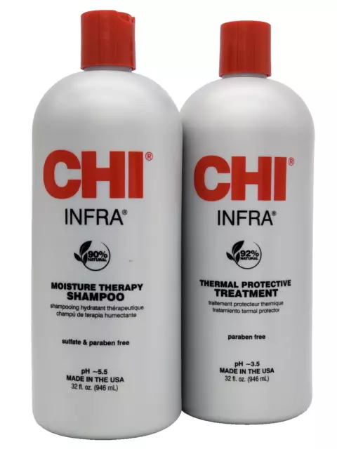 CHI Infra Shampoo and  Treatment  32 oz Set