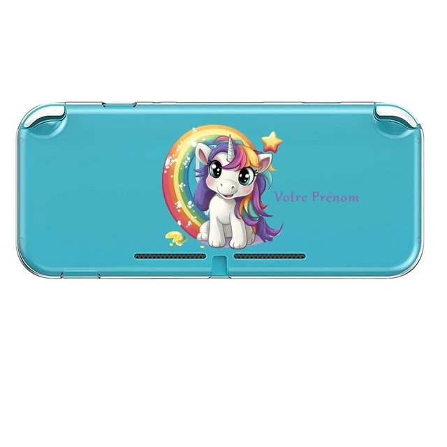 COQUE SWITCH LITE licorne arc en ciel personnalisee EUR 19,99