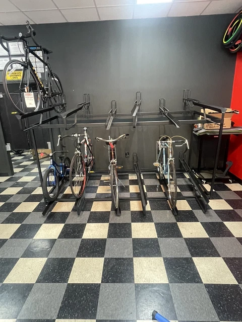 Rudy Rack Sloped Double Decker Commercial Bike Display