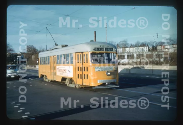 Duplicate Slide Streetcar  Baltimore Transit PCC 7389 Street Action