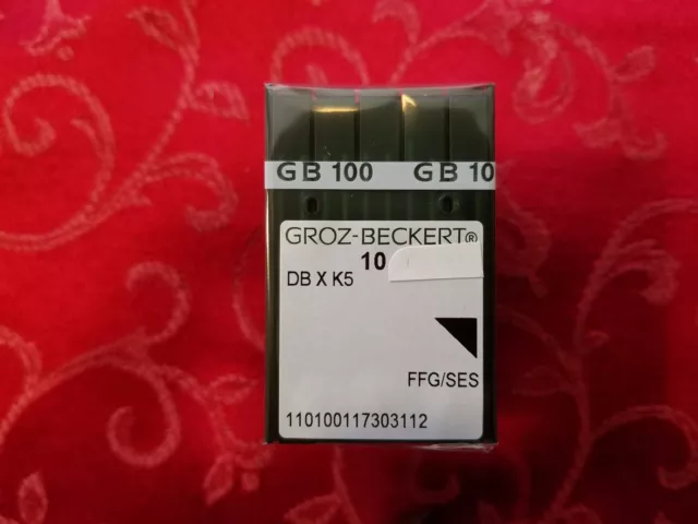 Groz-Beckert Sewing Needles DBxK5 Embroidery Machines Brother SWF,Tajima PK SIZE 2