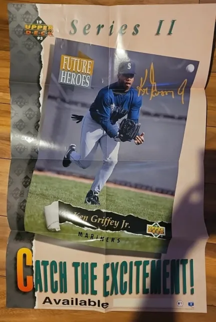 1993 Upper Deck Baseball Series 2 KEN GRIFFEY JR  22" x 33" Promo Poster