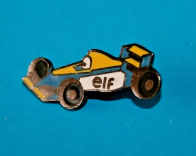 Pin's lapel pin pins Voiture Sport FORMULE 1 F1 FORMULA ONE ELF  EGF Signé