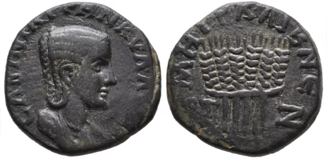 Monete Romane. Moneta romana antica autentica. TRANQUILLINA. Bronzo. Originale.
