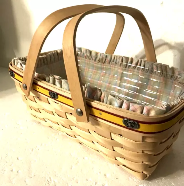 Longaberger JELLY BELLY Basket Protector & Liner 2007