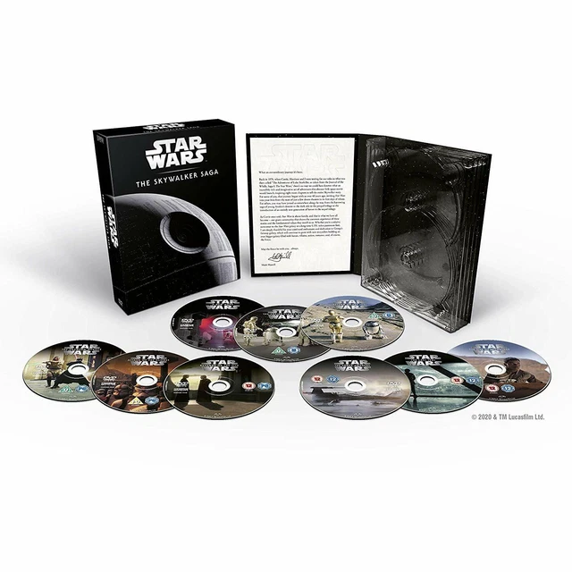 Star Wars The Skywalker Saga Complete Collection Dvd Box Set 9 Disc R4 "New"