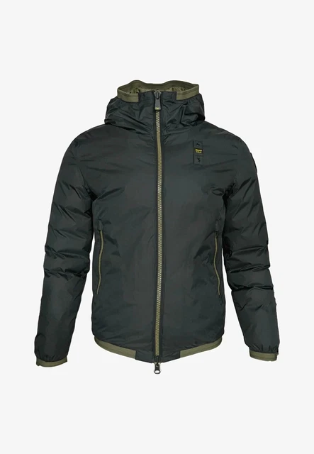 Blauer Piumino Double Face Nero Verde Militare  Uomo Nero  2024