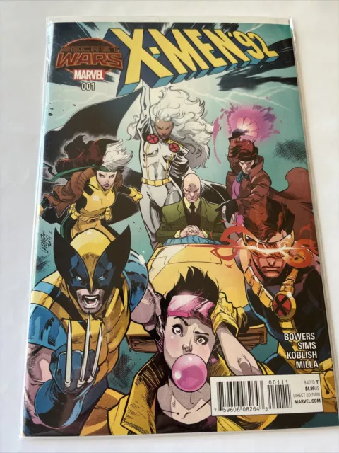2015 Marvel Comics X-Men '92 Volume 1 #1-4 Complete Run Secret Wars Mini Series 2