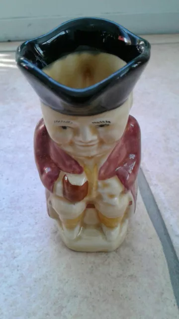 Vintage Mini Toby Jug 3.5" Tall Tony Wood Studio