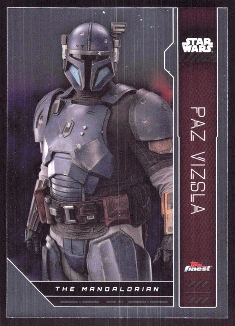 2023 Topps Star Wars Finest Paz Vizsla The Mandalorian #FN-97