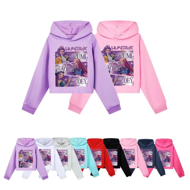 Sweat à Capuche Enfant 100% Coton - Style K-Pop, Unisexe, Personnages Demon Hunters - 3