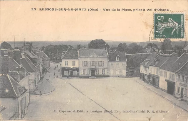 Cpa 60 Resons On The Matz / View Of The Place / Bird's Flight Take