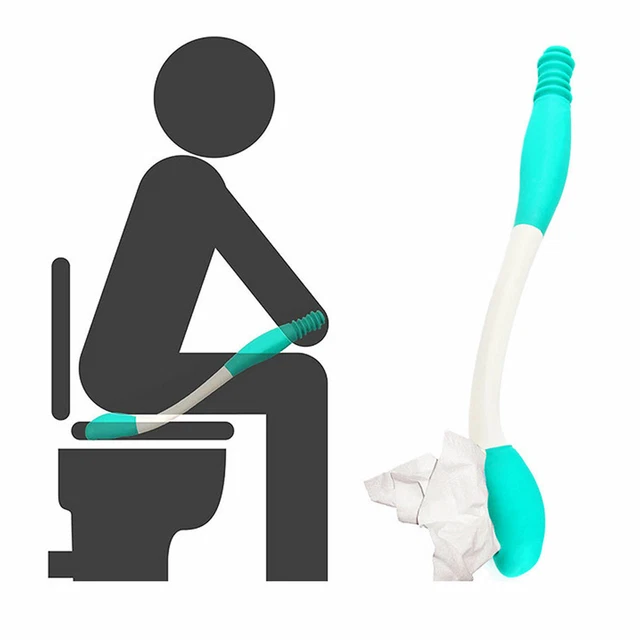 WC Wisch Abwischhilfe Toilettenhilfe Wipe Gesäß Hygiene Afterreiniger Reichweite