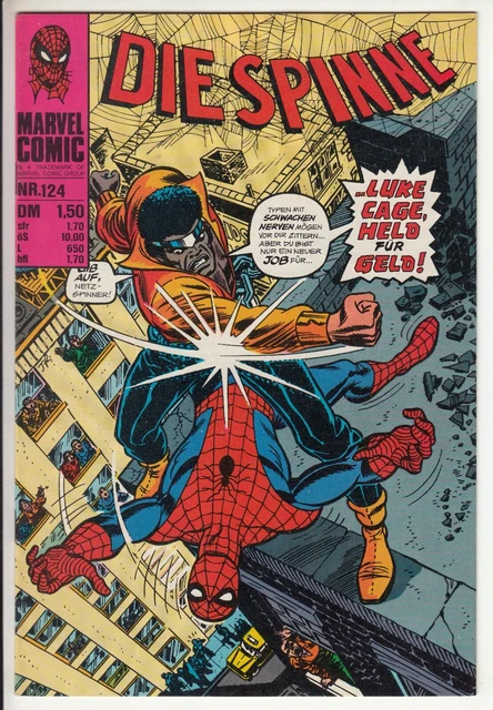 Die SPINNE Nr. 124 (1) sehr guter ZUSTAND Williams ORIGINAL spider-man
