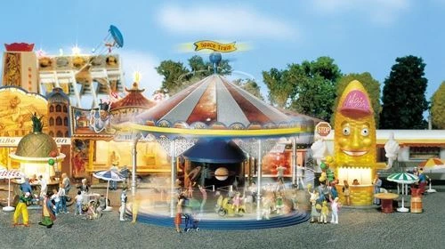 CHILDREN'S MERRY-GO-ROUND FAIRGROUND Ride - Motorised HO/OO gauge ...