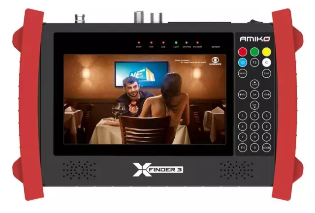 Amiko X-Finder 3 PRO 7" HD DVB-S/S2 + C/T/T2 Combi Messgerät Satfinder XFinder