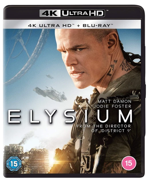 ELYSIUM BLU RAY MATT Damon Jodie Foster Sharlto Copley Alice Braga elysium-blu-ray-matt-damon-jodie-foster-sharlto-copley-alice-braga