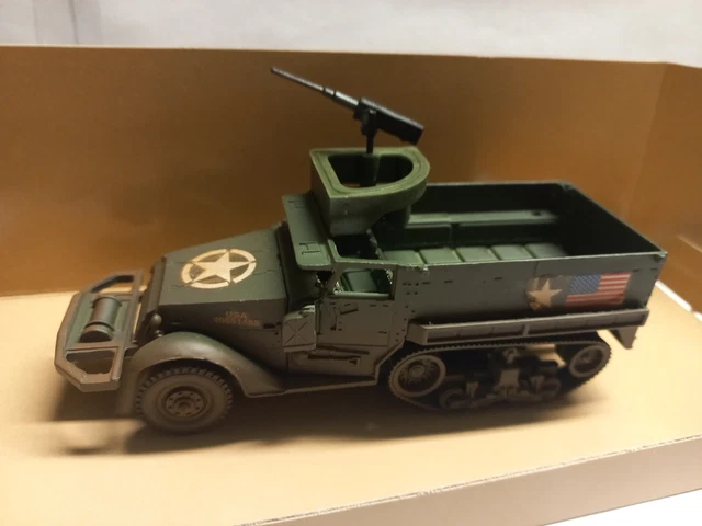 Solido 1/50 Half Track M16 DCA – 4 Mitrailleuses Cal.50, WW2, édition Rare
