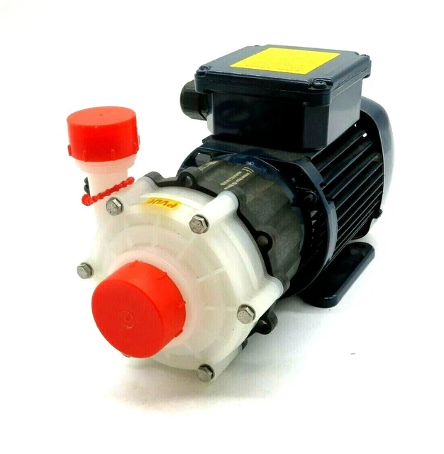 Nuovo SONDERMANN Rm-pvdf-vkk-7/55-15 Magnetico Rotante Pompa RMPVDFVKK75515