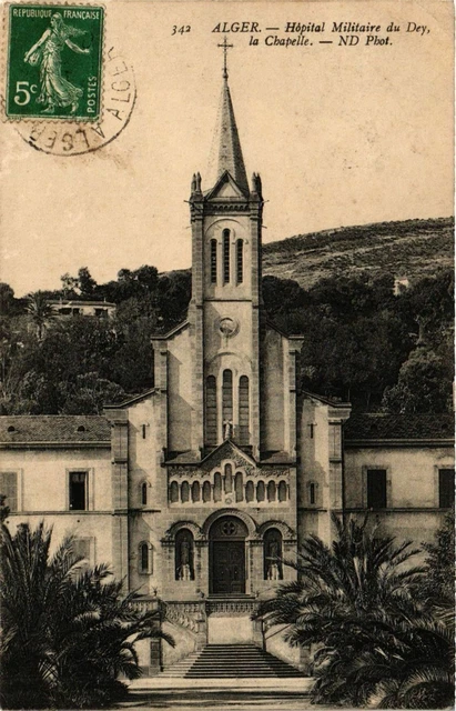 CPA AK ALGIERS - Hospital Militaire du Dey la Chapelle ALGERIA (793836)