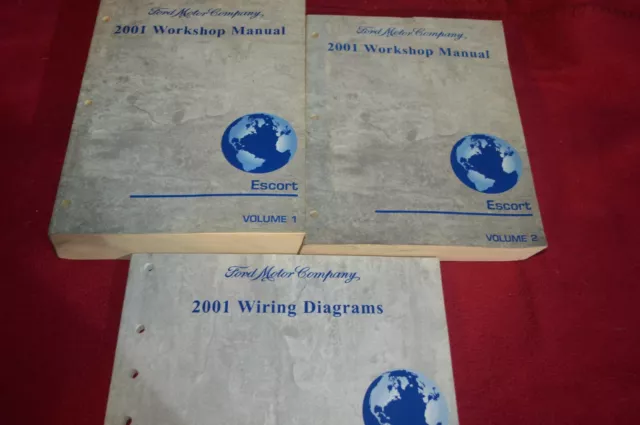 2001 Ford Escort Dealer Shop Repair Manual WSVA