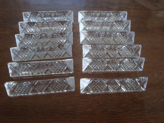 Porte-couteaux en cristal Saint-Louis – Signés – Art de la table - Arts de la table