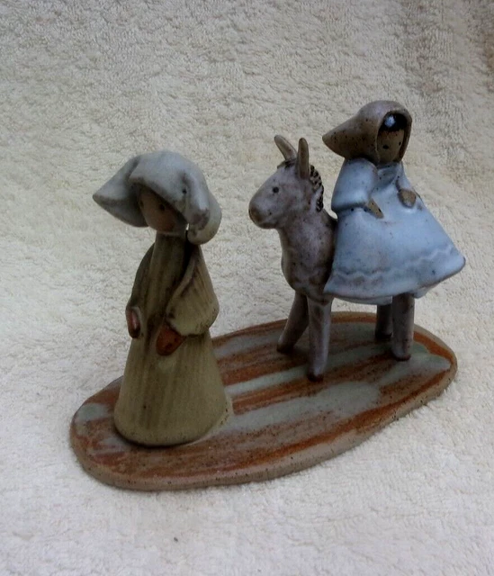 Superbo presepe, ceramica fatta a mano. Unico
