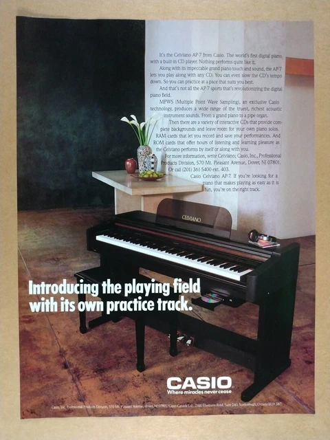 CASIO CELVIANO AP 20 Electric Piano 165.00 PicClick UK