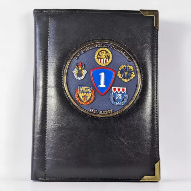 US ARMY 1st Personnel Command Notebook Journal Vintage