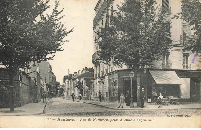 92 Asnieres #As39111 Rue De Nanterre Prise Avenue D Argenteuil