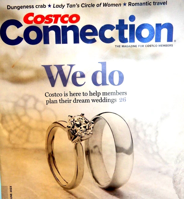 COSTCO CONNECTION MAGAZINE June 2023 DREAM WEDDING Dungness Crab